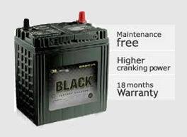 Amaron Black best range of car battery